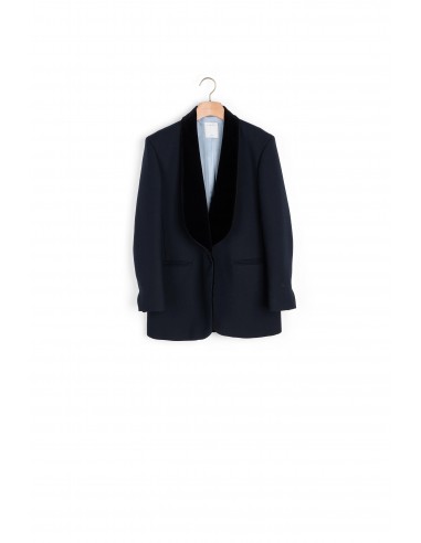 Veste de tailleur avec col châle shop