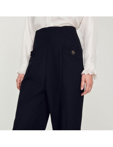 Pantalon taille haute à prix réduit toute l'année