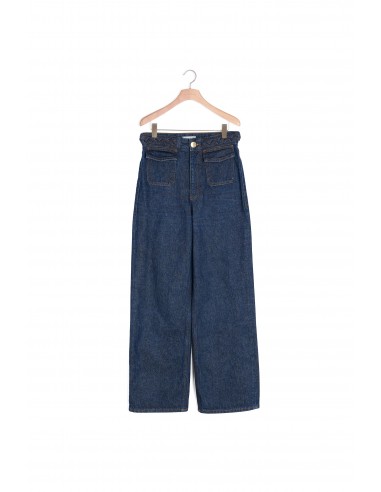 Pantalon large en jean la chaussure